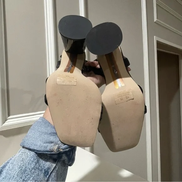 Sam Edelman Kia Block Heel Sandals Size 7 1/2 - Picture 4 of 4